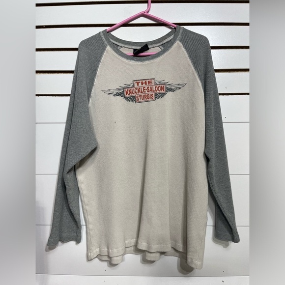Sturgis Knuckle Saloon thermal knit size XL - Picture 2 of 9